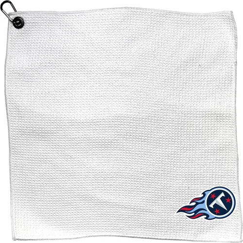 Vista 6 de Team Golf NFL Team Golf NFL - Toalla de microfibra de 15 x 15 pulgadas (blanco) con clip de mosquetón, microfibra de alta calidad con bolsillos