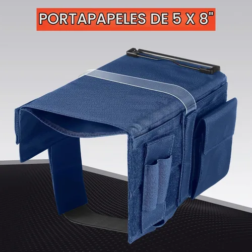 Vista 2 de Fullhawl Rodillera reversible Pilot Classic Portapapeles y soporte para Azul