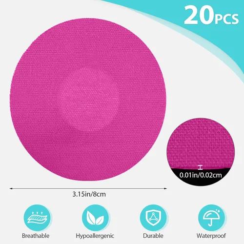 Vista 2 de Paquete de 20 parches adhesivos para G7, impermeables, flexibles y transpirables, cubiertas completas para CGM Dexcom G7, parche superpuesto sin