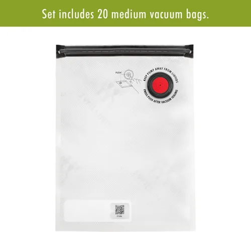 Vista 13 de Zwilling Fresh & Save. Juego de bolsas selladoras al vacío para alimentos.