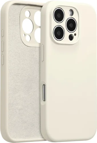 Vista 26 de Funda de silicona para iPhone Air, con [protección completa de la cámara] [forro de microfibra suave antiarañazos], funda de silicona líquida ultra