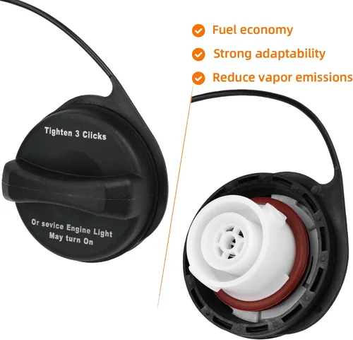 Vista 3 de FOKES Tapa de gasolina GT330, tapa del depósito de combustible para Chevy Silverado 1500 2500 3500 Avalanche Suburban Tahoe Traverse y GMC Acadia