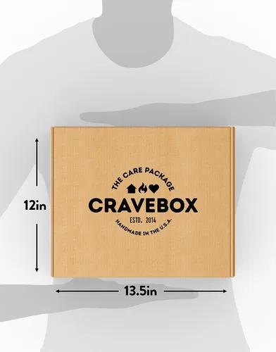 Vista 4 de CRAVEBOX Caja de aperitivos saludables (55 unidades) para el Día del Padre, paquete de cuidado de paquete de regalo, cesta de regalo para niños