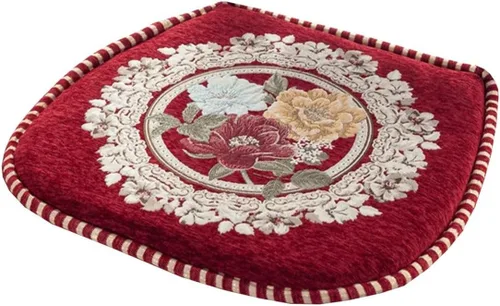 Vista 28 de EORNOW Juego de cojines para silla de comedor con lazos, juego de 1/2/4, almohadillas antideslizantes para silla de comedor con funda extraíble
