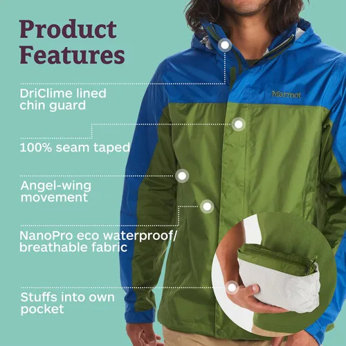 Vista 4 de Marmot PreCip Eco - Chaqueta para hombre