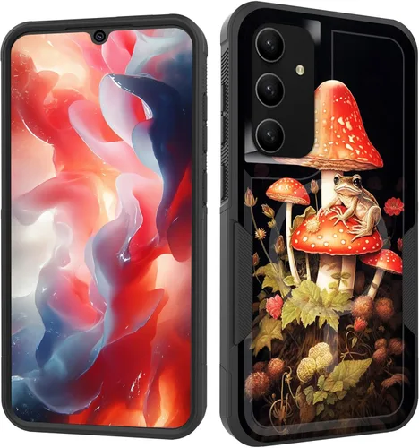 Vista 90 de Funda magnética para Galaxy A16 5G, [compatible con MagSafe] [protección contra caídas de grado militar] Funda resistente a prueba de golpes