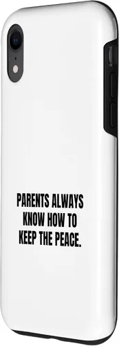 Vista 2 de iPhone XR Parents always know how to keep the peace. Case