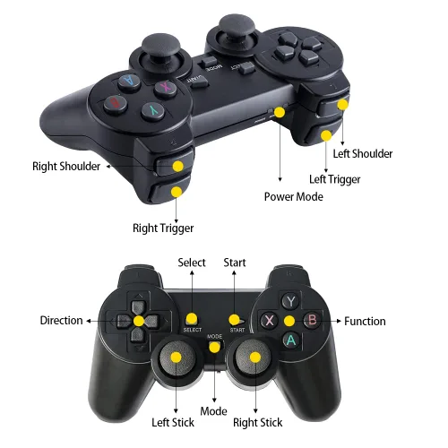 Vista 7 de FRIGEDAEG TX3 Game Console With 30000+ Games,Wireless Video Game Console For PCTVProjectorEmuELEC 4.3Android 8.1CoreELEC System 3 In 1, 4K HD