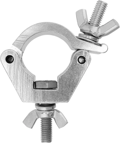 Vista 4 de Paquete de 12 abrazaderas de armazón de iluminación de escenario de aleación de aluminio, abrazadera O resistente para iluminación de DJ, se adapta