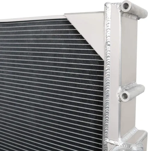 Vista 6 de Radiador para 1996-2009 Volvo VN VNL VNM WC WI WX 1003406 1003424 y 2005-2007 Mack CXN 11.9L 6 Diesel, 2 filas de radiador de aluminio