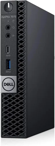 Vista 4 de Dell Optiplex 7070 Micro PC de sobremesa Intel Core i5-9500T 16GB RAM DDR4 256GB SSD, WiFi, Bluetooth, teclado y mouse, Windows 11 Pro, negro