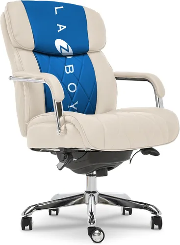 Vista 17 de La-Z-Boy Sutherland CHR10048A - Silla giratoria ergonómica de piel Negro