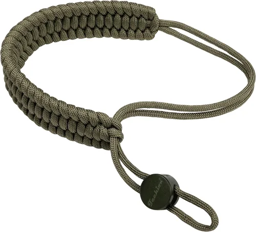 Vista 5 de Cordón de muñeca – Correa de mano ajustable para cámara de paracaídas universal para DSLR, cámara sin espejo, videocámara Verde militar