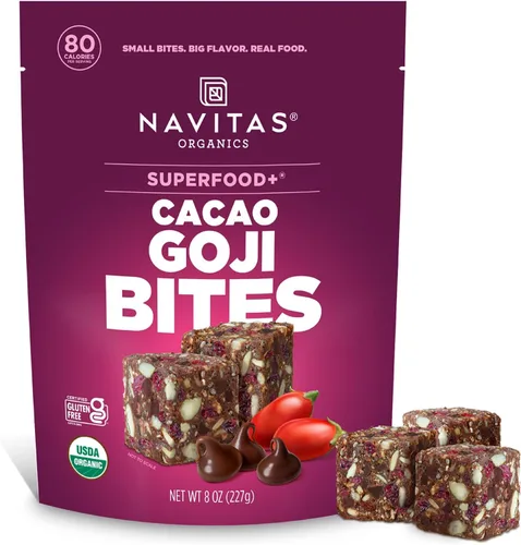 Vista 9 de Navitas Organics Berry Acai Superfood+ BITES – Power Snacks – Todo natural a base de plantas – Energía limpia y nutrición – USDA orgánico, sin OMG