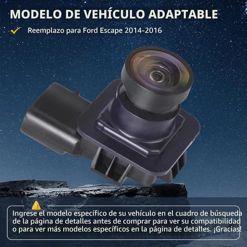 Vista 2 de Cámara de respaldo de visión trasera para Ford Escape 2014 2015 2016 Reemplazar GJ5T-19G490-AD GJ5T19G490AB EJ5Z-19G490-A