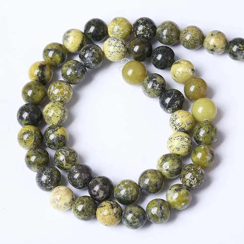 Vista 61 de 60 cuentas sueltas de piedra natural de turquesa africana de 0.236 pulgadas (6 mm) para hacer joyas, pulseras de bricolaje