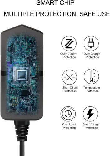 Vista 3 de Cargador de fuente de alimentación con adaptador de CA de 9V 2A [9 voltios 2 amperios de potencia de conmutación regulada] con 11 enchufes de CC