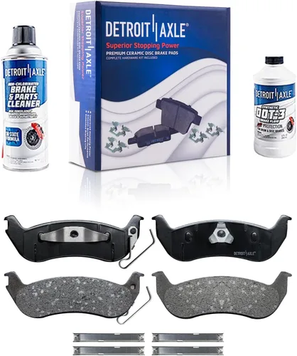 Vista 21 de Detroit Axle - Kit de freno trasero para Ford Fusion Lincoln MKZ Zephyr Mazda 6 Mercury Milan, repuesto de pastillas de freno de cerámica