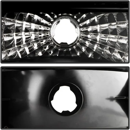 Vista 4 de ACANII - Para faros delanteros Ford Bronco F150 F250 F350 1992-1996 + luces de esquina de señal de parachoques par conductor + lado del pasajero