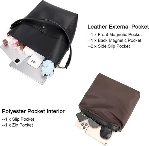 Vista 8 de Over Earth Bolsos de cuero para mujer, bolsos y bolsos de hombro
