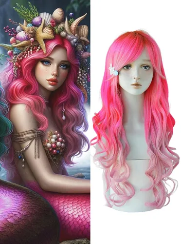 Vista 4 de 7JHH WIGS SONICC Raven - Peluca corta y recta, parte media, color azul, peluca de 20 pulgadas para cosplay, para mujer, fiesta de Halloween, usada