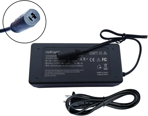 Vista 2 de UpBright Adaptador de 2 clavijas de 29 V CA/CC compatible con el modelo CL2902-B CL2902B CL2902-1 CL29021 CL 2902 B CL2902-E CL2902E CL2902-A