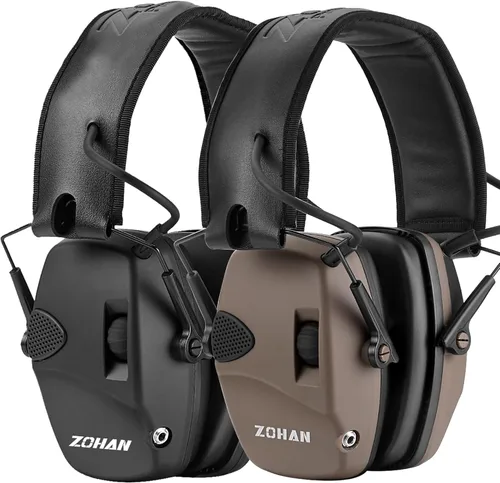 Vista 10 de ZOHAN EM054 Electronic Ear Protection for Shooting Range with Sound Amplification Noise Reduction, Ear Muffs for Gun Range