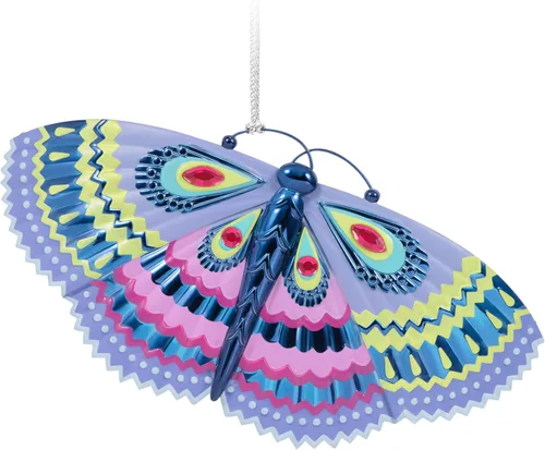 Vista 10 de Hallmark Keepsake Adorno (10º Aniversario Mariposas Brillantes)