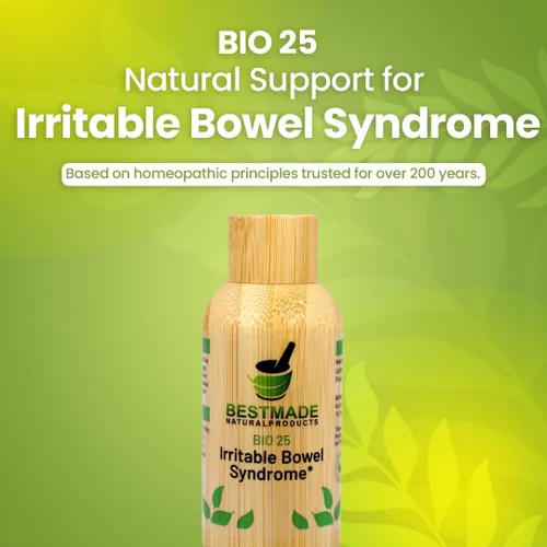Vista 2 de Bestmade Natural Products Solución de confort digestivo BIO25 - Remedio natural para el síndrome del intestino irritable, alivia las molestias