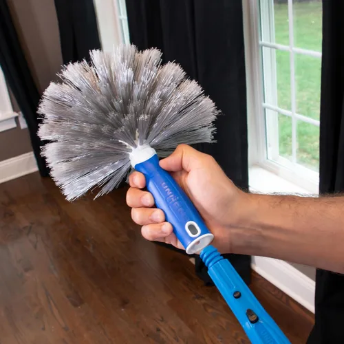 Vista 5 de Unger Cobweb & Corner Duster – Dusters for Cleaning, Compatible with Telescopic Poles, Dusting Tools, Great for Ceilings, Moldings, HVAC & Floor