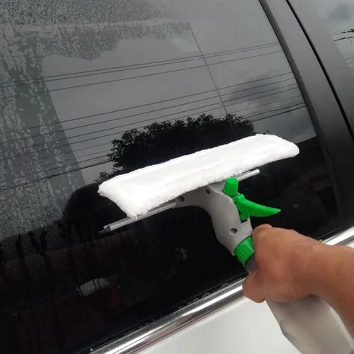 Vista 7 de MagiDeal Herramienta limpiador de ventanas con pulverizador para botellas