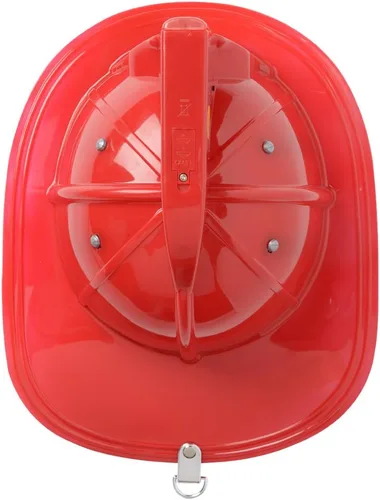 Vista 7 de Jr. - Casco rojo de bomberos con luces y sirena, sombrero de disfraz para niño