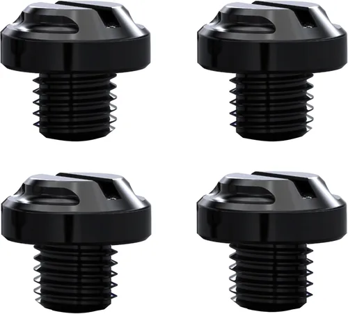 Vista 12 de 4 tapones para agujeros de espejo azul para motocicleta, 2 regulares+2 reversas M8x1.25 (azul, M8>2 regular + 2 reverso)