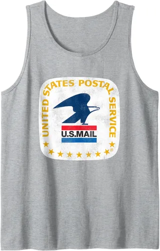 Vista 7 de USPS - Camiseta sin mangas Loewy Seal, Negro