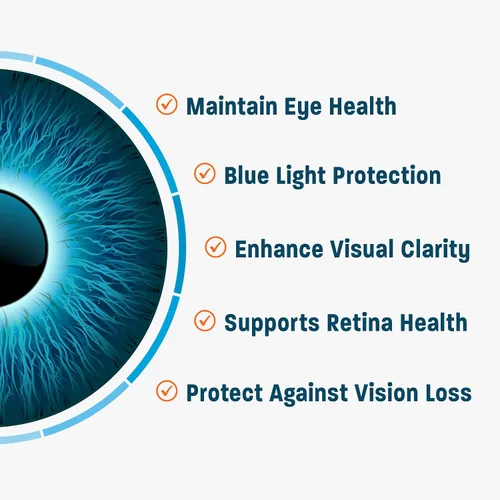 Vista 2 de VISION PROTECTION AREDS 2 Suplemento de vitaminas y minerales para la salud ocular, fórmula de estudio AREDS 2 del Instituto Natural del Ojo AREDS 2