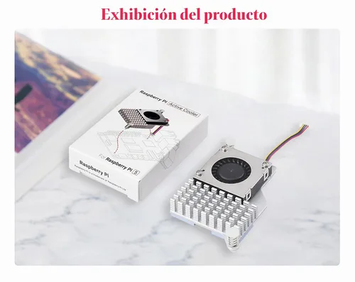Vista 5 de Enfriador activo oficial Pi 5 compatible con Raspberry Pi 5