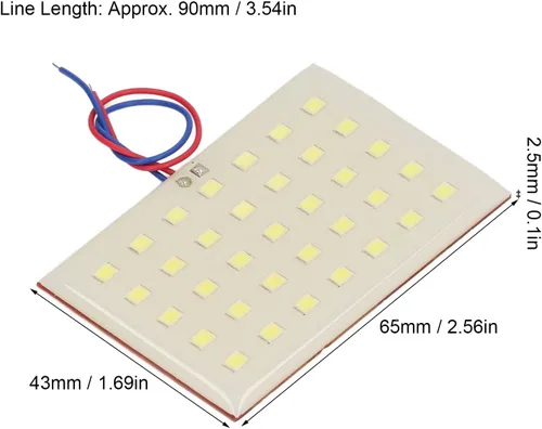 Vista 2 de Eujgoov 10pcs 5W 3.2V 3.7V SMD LED lámpara con 2835 parche lámpara grano para pilar césped luces