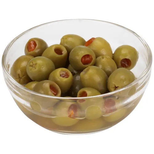 Vista 7 de Mario Camacho Foods Pimiento - Aceitunas españolas de manzanilla verdes rellenas, 21 onzas (paquete de 6)