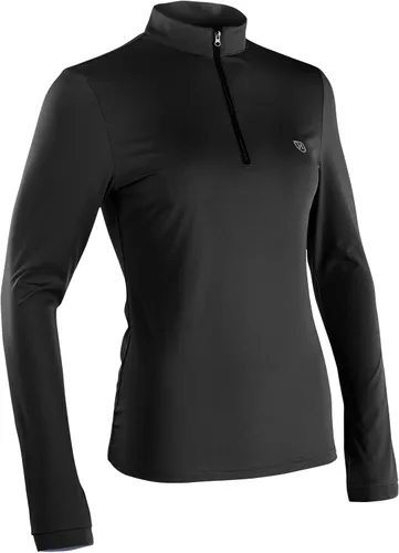 Vista 3 de Harrison Howard Camisa de manga larga para mujer con absorción de sudor ecuestre de secado rápido para montar a caballo con cremallera de 14 capa