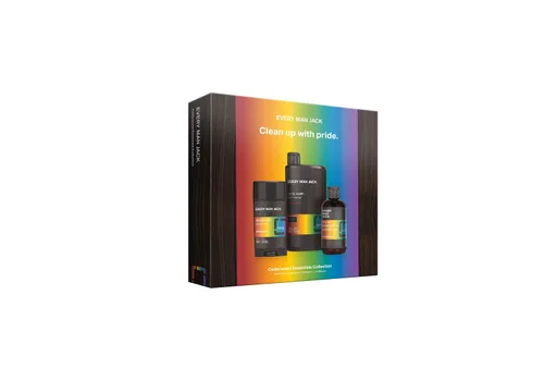 Vista 2 de Every Man Jack Caja Pride Essentials, incluye tres elementos esenciales de aseo con ingredientes limpios y aromas increíbles, completa su rutina
