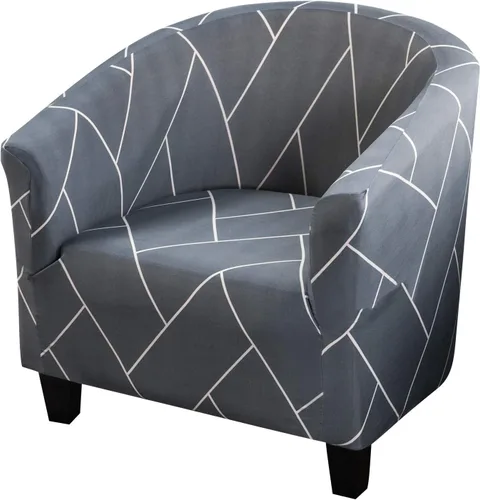 Vista 15 de MIFXIN - Funda elástica para silla de bañera de terciopelo de alta elasticidad, cubierta de silla de club, cubierta de sillón de elastano, cubierta