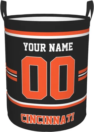 Vista 19 de Cesta de lavandería personalizada de Arizona, cesta de lavandería personalizada con nombre y número, cesta de almacenamiento plegable