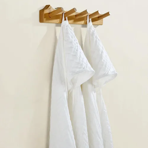 Vista 17 de Toallas de bebé con capucha para recién nacido, 35 x 35 pulgadas, paquete de 3 toallas de baño 100% algodón de muselina para bebé, toallas de playa