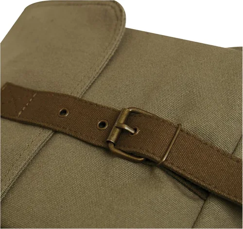 Vista 5 de Rothco Bolso bandolera de lona vintage de lujo, Verde oliva (Olive Drab)