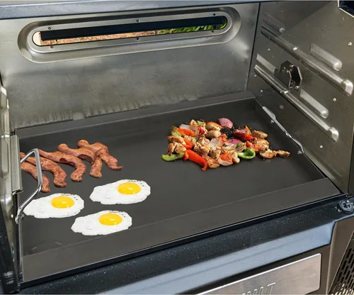 Vista 6 de Stanbroil Plancha con kit de colector para gravedad 560 Masterbuilt Flat Top Cooking Surface, Fits Masterbuilt Gravity Series 560
