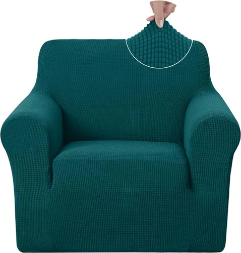 Vista 33 de U-NICE HOME Funda para sofá biplaza elástica, cubierta para sofá, funda para sillón, protector de muebles para sofá con 2 cojines, funda para sofá