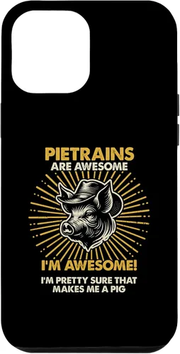 Vista 7 de iPhone 12 mini Pig Dad Mom Awesome - Caso de criador de granjeros Pietrains