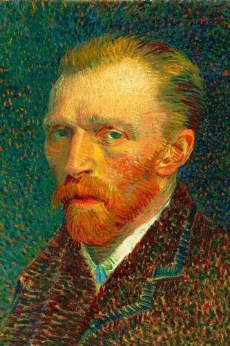 Vista 5 de Vincent Van Gogh Autorretrato Primavera Arte de Pared Impresionista Estilo de Pintura Arte Fino para Decoración del Hogar Realismo Obra de Arte