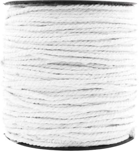 Vista 17 de Mandala Crafts Cordón de macramé negro de 3 hilos de 3 hebras de algodón torcido suministros de macramé - Cuerda de macramé de algodón de 109 yardas