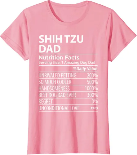 Vista 15 de Shih Tzu Dad - Camiseta divertida para dueño de perro Shih Tzu, Negro